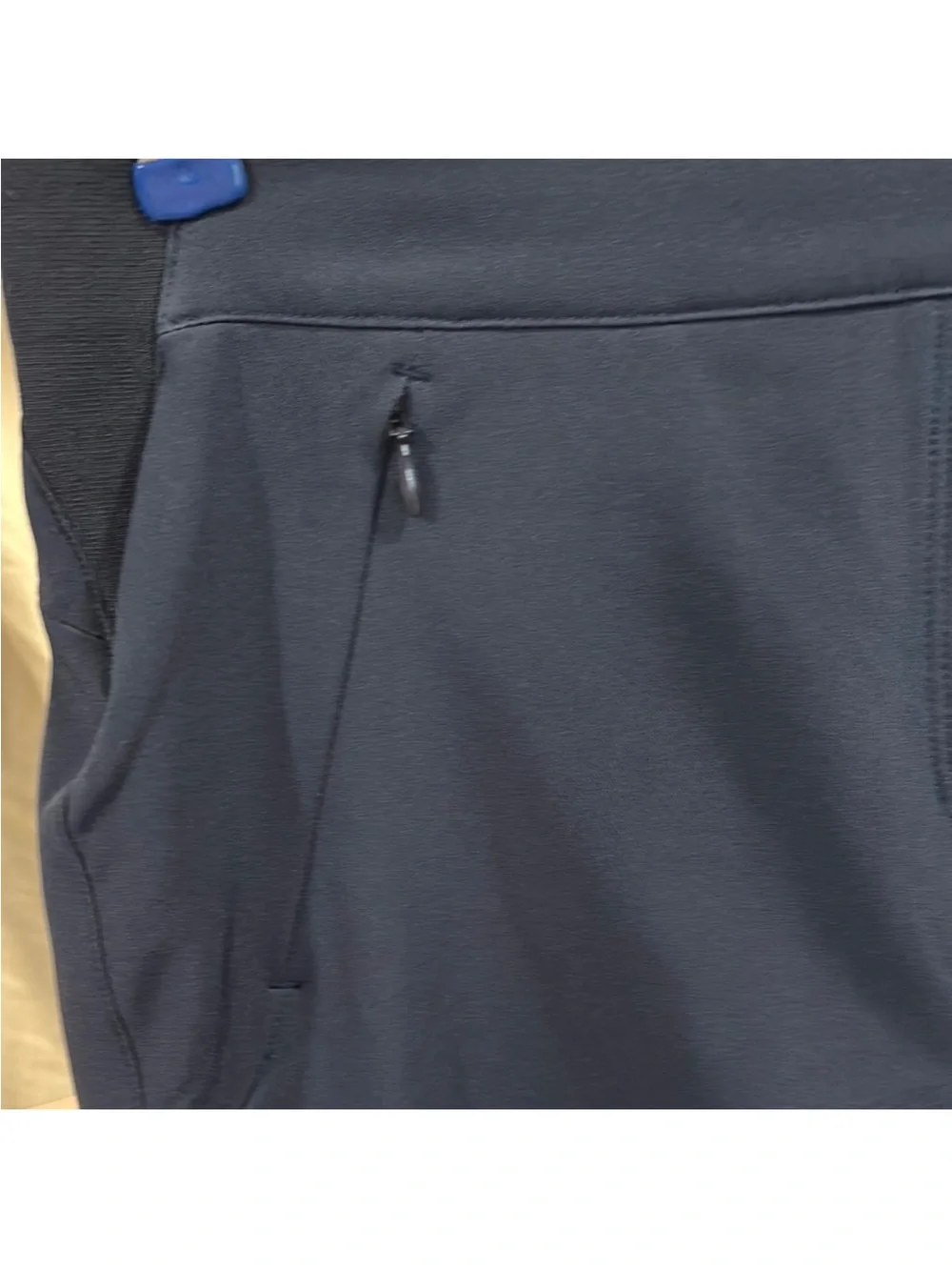 Women’s Navy Performance Skort with Zip Pockets